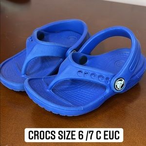 Croc sandals